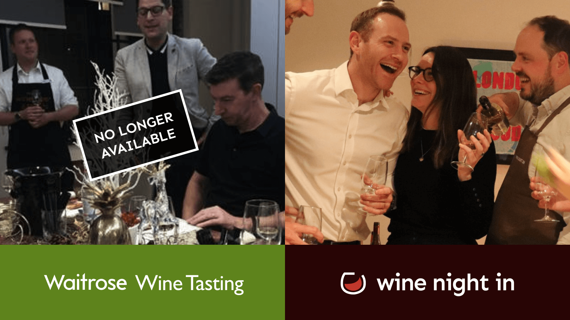 Wine Night In vs. Waitrose Wine Tasting at Home