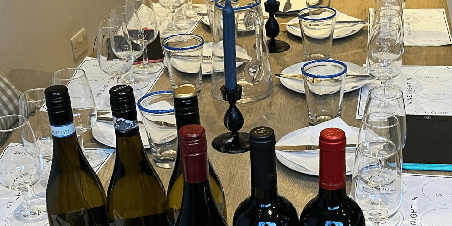 Wine Night In Table Set-Up