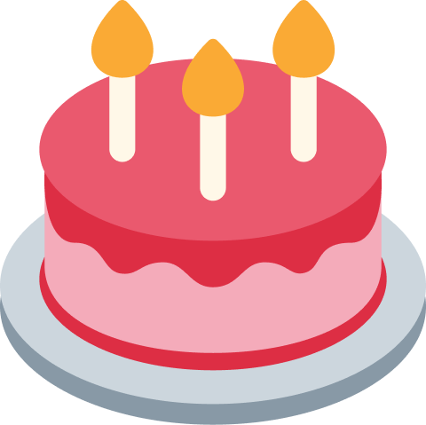 Birthday cake icon