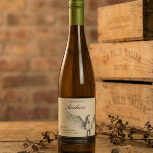 Dorking Surrey organic white wine bottle used during Wine Night In private wine tasting at home experience.