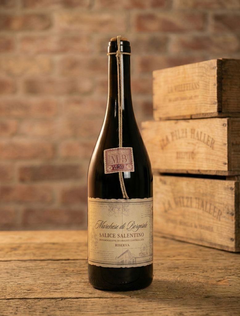 Dorking Surrey red wine bottle used during Wine Night In private wine tasting at home experience.