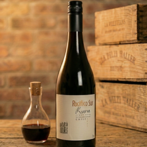 Redhill Surrey pinot noir wine bottle used during Wine Night In private wine tasting at home with tasting setup.